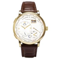 116.021 | A. Lange & Sohne Lange 1 Time Zone yellow gold watch. Buy Online