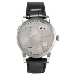 117.025F | A. Lange & Sohne Grand Lange 1 platinum case and folding clasp watch. Buy Online