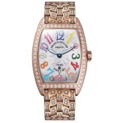  Franck Muller Cintree Curvex Color Dreams Diamonds 25.1 x 35.1 mm 1750 S6 COL DRM D F 5N WH BR