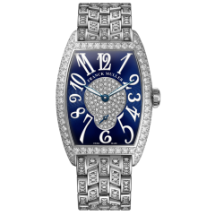 1750 S6 D 2P B 5N LGRN BR | Franck Muller Cintree Curvex Diamonds 25.1 x 35.1 mm watch | Buy Now