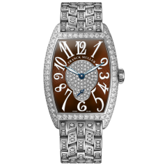 1750 S6 D 2P B PT BRN BR | Franck Muller Cintree Curvex Diamonds 25.1 x 35.1 mm watch | Buy Now