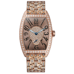 1750 S6 D 2P F 5N LBRN BR | Franck Muller Cintree Curvex Diamonds 25.1 x 35.1 mm watch | Buy Now