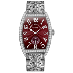 Franck Muller Cintree Curvex Diamonds 25.1 x 35.1 mm 1750 S6 DP F PT RD DBR