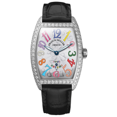 1750 S6 FO COL DRM D AC WH BRN | Franck Muller Cintree Curvex Diamonds 25.1 x 35.1 mm watch | Buy Now