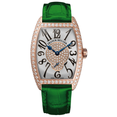 1750 S6 GR D 2P 5N WH DGRN | Franck Muller Cintree Curvex Diamonds 25.1 x 35.1 mm watch | Buy Now