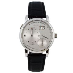 191.025F | A. Lange & Sohne Lange 1 platinum case and folding clasp watch. Buy Online