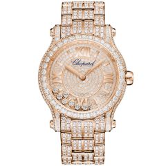 Chopard Happy Sport Rose Gold Diamonds Automatic 36 mm 274891-5002