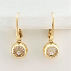 839011-0001|Buy Online Chopard Miss Happy Yellow Gold Diamond Earrings