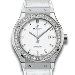 542.NE.2010.LR.1204 | Hublot Classic Fusion Titanium Diamonds 42 mm watch. Buy Online
