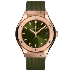 Hublot Classic Fusion King Gold Green 33 mm 581.OX.8980.RX