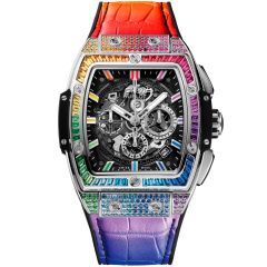 641.NX.0117.LR.0999 | Hublot Spirit Of Big Bang Titanium Rainbow 42 mm watch | Buy Now