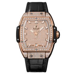 665.OX.9010.LR.1604 | Hublot Spirit Of Big Bang King Gold Full Pave 39 mm watch | Buy Now