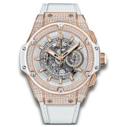 701.OE.0128.GR.1704 | Hublot King Power King Gold White Pave 48 mm watch. Buy Online