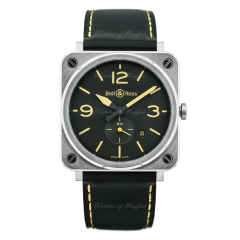 BRS-HERI-ST/SCA | Bell & Ross BR S Steel Heritage 39 mm watch. Buy Now