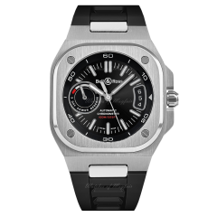 BRX5R-BL-ST/SRB | Bell & Ross BR-X5 Black Steel Automatic 41 mm watch | Buy Now
