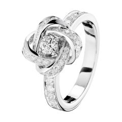 JSL00101 | Buy Online Boucheron Pivoine White Gold Diamond Ring