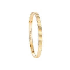 JBT00607 | Buy Boucheron Quatre Grosgrain Yellow Gold Bangle Size XS