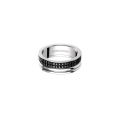 Boucheron Quatre White Gold Black PVD Large Model Ring JAL00293