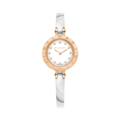 102320 | BVLGARI B.Zero 1 Steel & Pink Gold Quartz 23mm watch