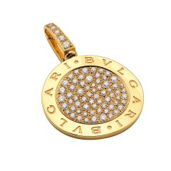CN854734 | Buy Online BVLGARI BVLGARI 18K Yellow Gold Diamond Pendant