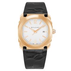 102119 | BVLGARI Octo Solotempo Pink Gold Automatic 38 mm watch | Buy Online