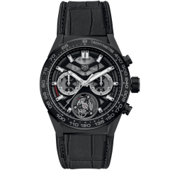 CAR5A90.FC6415 | TAG Heuer Carrera Chronograph Tourbillon 45 mm watch | Buy Now