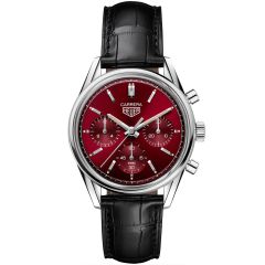 CBK221G.FC6479 | TAG Heuer Carrera Red Dial Automatic Chronograph 39 mm watch | Buy Now