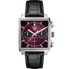 CBL2118.FC6518 | TAG Heuer Monaco Purple Dial Automatic Chronograph 39 mm watch | Buy Now