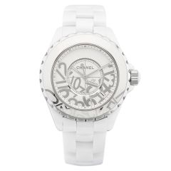 H5240 | Chanel J12 Graffiti White Ceramic Automatic 38mm watch. Buy Online