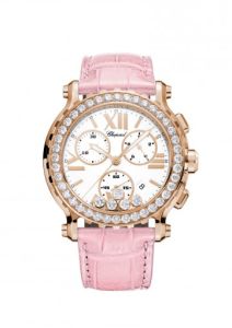 283583-5001 | Chopard Happy Sport 42 mm Chrono watch. Buy Online