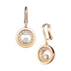 837789-5001 | Buy Very Chopard Happy Diamonds Rose Gold Earrings