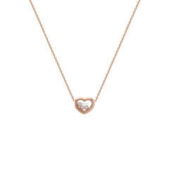 Chopard Happy Diamonds Icons Rose Gold Diamond Pendant 81A611-5001