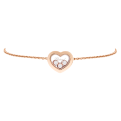 85A611-5001 | Chopard Happy Diamonds Icons Rose Gold Diamond Bracelet