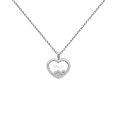 79A038-1003 | Chopard Happy Diamonds Icons White Gold Diamond Pendant 