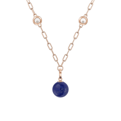 79A619-5501|Chopard Happy Diamonds Planet Rose Gold Lapis-Lazuli Pendant