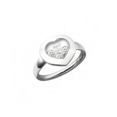 829203-1010 | Chopard Happy Diamonds White Gold Diamond Ring Size 53