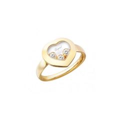 829203-0010 | Chopard Happy Diamonds Yellow Gold Diamond Ring Size 53