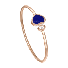 857482-5503 | Chopard Happy Hearts Rose Gold Lapis Lazuli Bangle