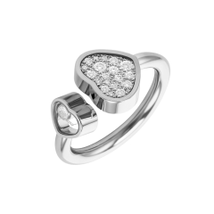 829482-1912 | Buy Online Chopard Happy Hearts White Gold Diamond Ring