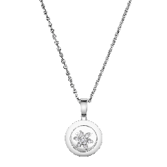 79A018-1401 | Chopard Happy Snowflakes White Gold Diamond Pendant     
