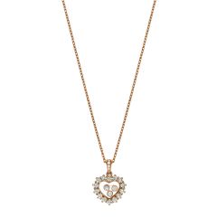 Chopard Joaillerie Rose Gold Diamond Pendant 799510-5001