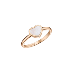 82A086-5308 | Buy Chopard My Happy Hearts Rose Gold Pearl Ring Size 51