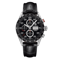 CV2A1R.FC6235 | TAG Heuer Carrera Black Dial Automatic Chronograph