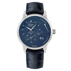 1-65-01-26-12-50 | Glashutte Original PanoReserve Steel watch. Buy Online