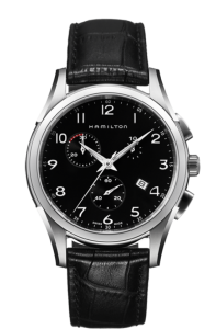 H38612733 | Hamilton Jazzmaster Thinline Chrono Quartz 43mm watch. Buy Online