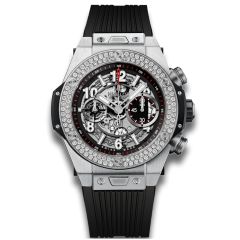411.NX.1170.RX.1104 | Hublot Big Bang Unico Titanium Diamonds 45 mm watch. Buy Online