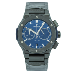 520.CM.7170.CM | Hublot Classic Fusion Chronograph Ceramic Blue Bracelet 45 mm watch. Buy Online