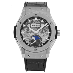 547.NX.0170.LR | Hublot Classic Fusion Moonphase Titanium 42 mm watch. Buy Online