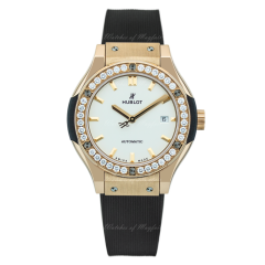 582.OX.2610.RX.1204 | Hublot Classic Fusion King Gold Oplalin Diamonds 33 mm watch. Buy Online