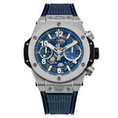 421.NX.5170.RX | Hublot Big Bang Unico Titanium Blue 44 mm watch. Buy Online